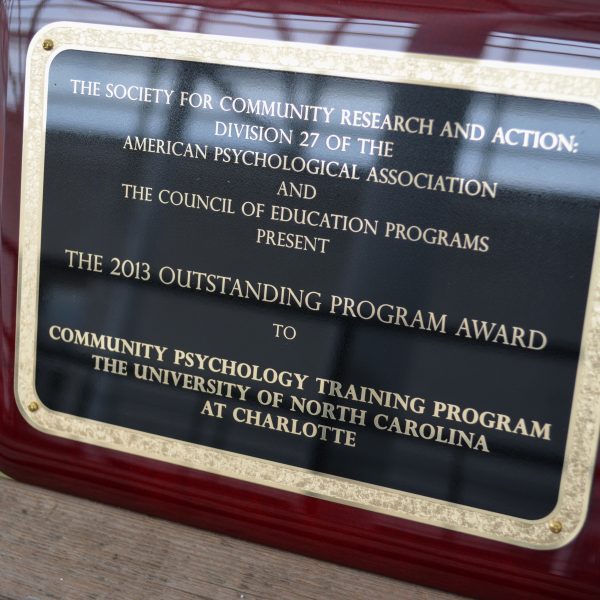 community psychology award